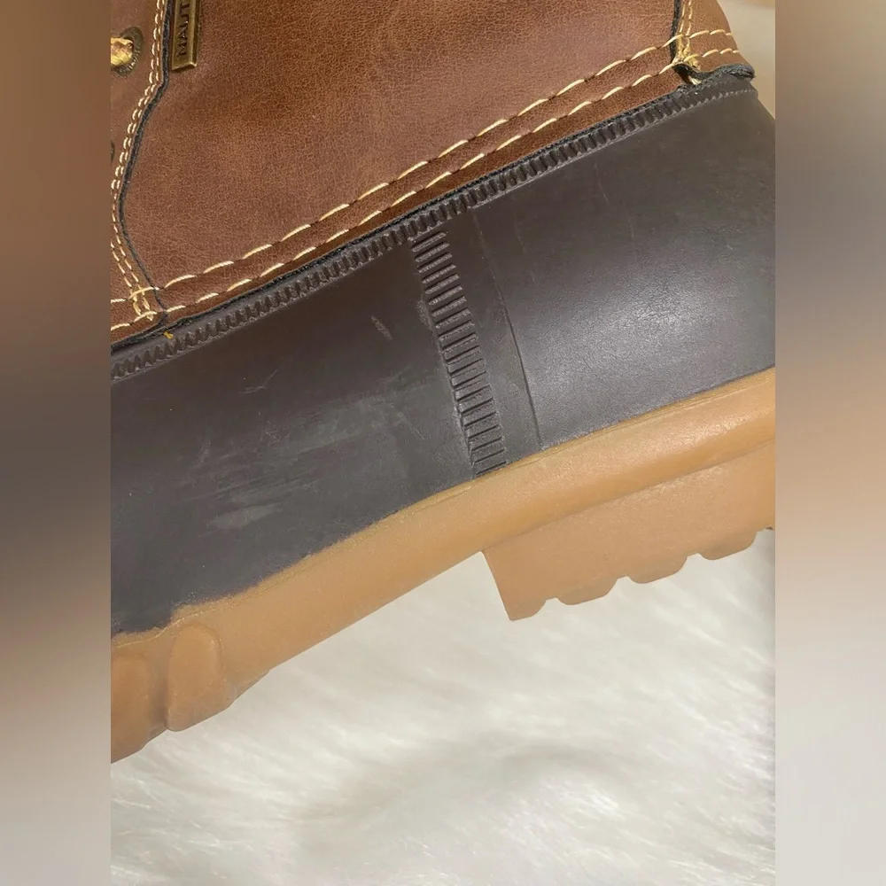 Nautica Channing Duck Boots Brown Size Youth  5